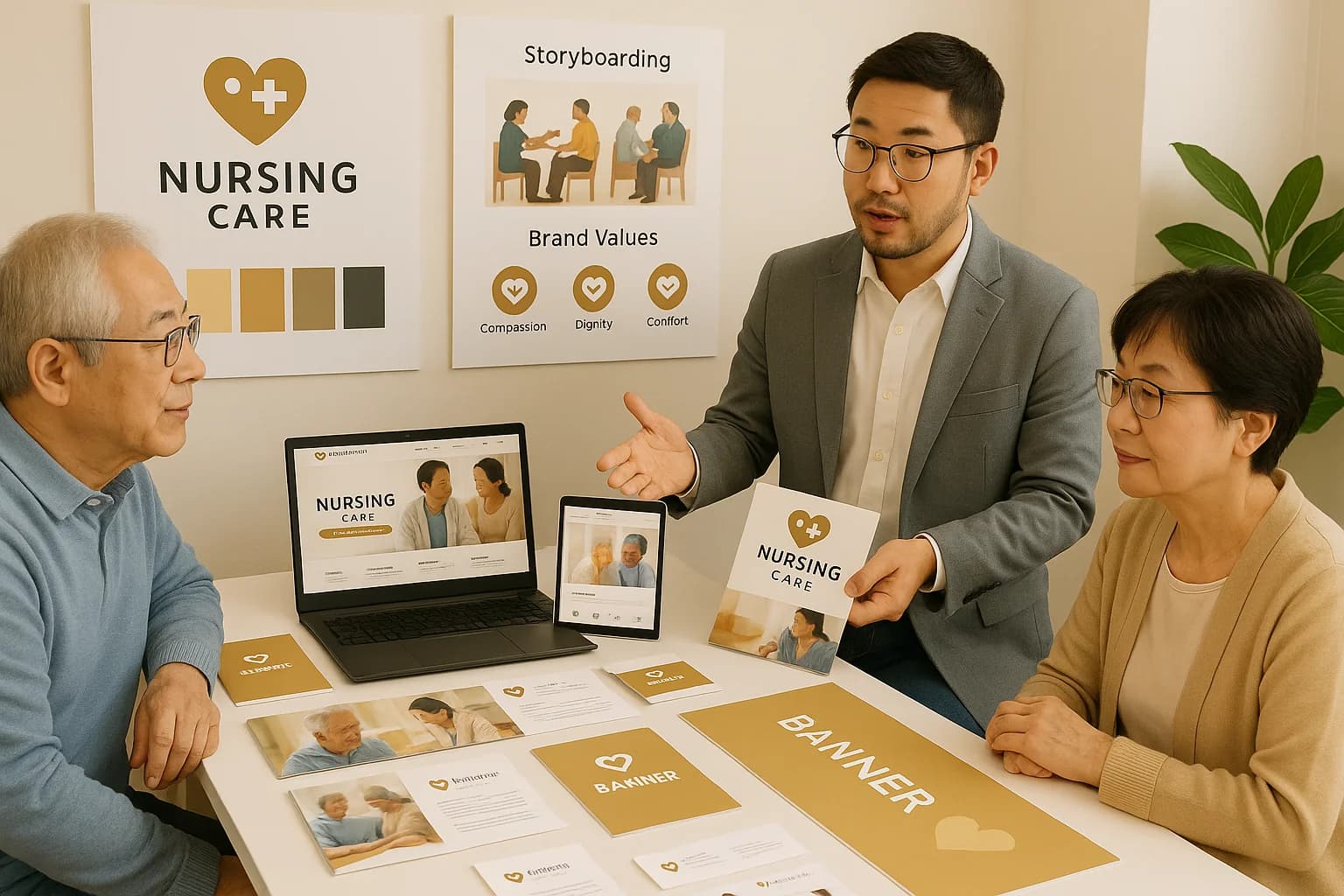 정토푸드 요양원 브랜딩 - 요양원의 브랜드 가치를 높여 보호자 신뢰를 얻고, 인지...