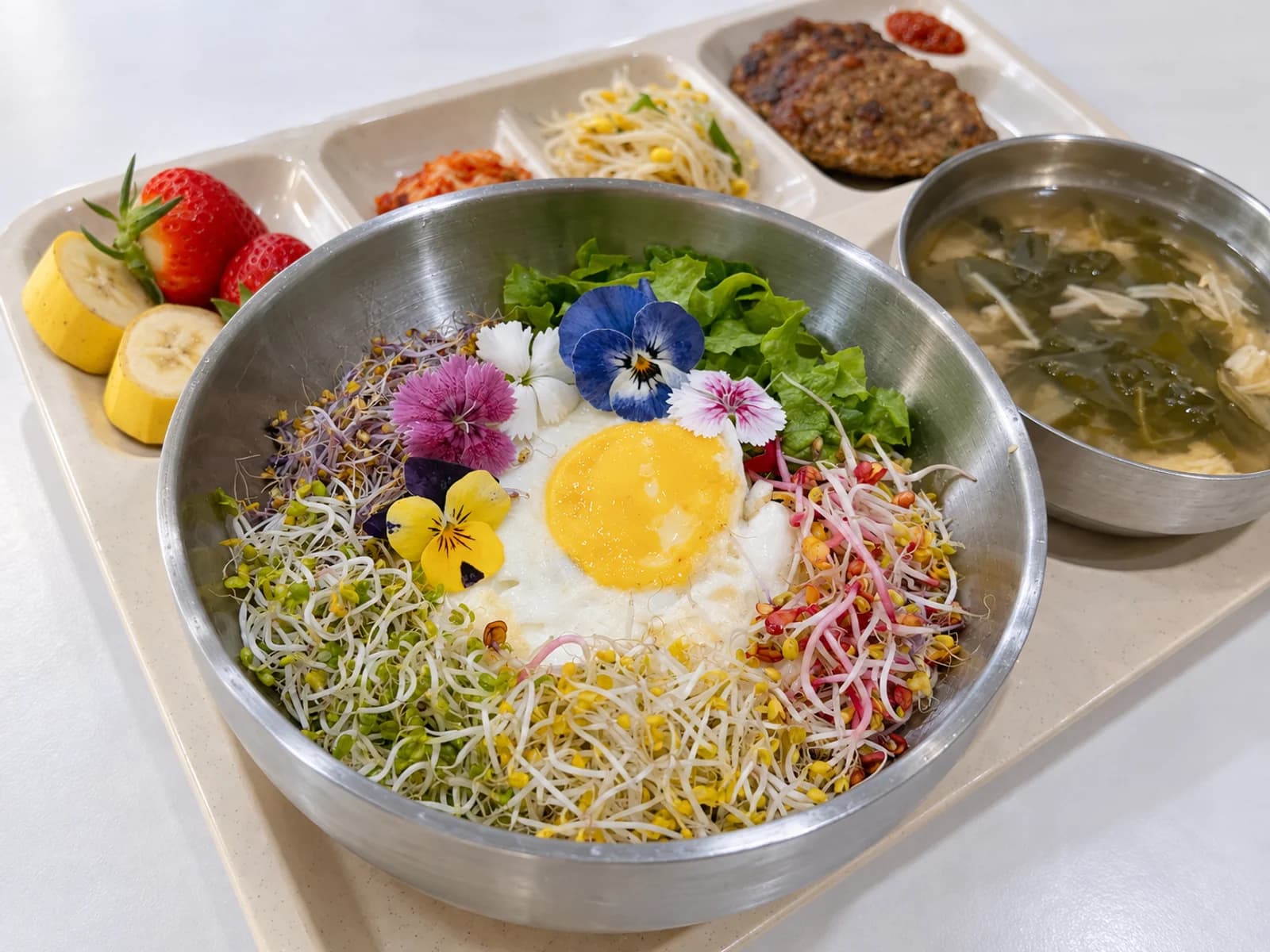 새싹 비빔밥